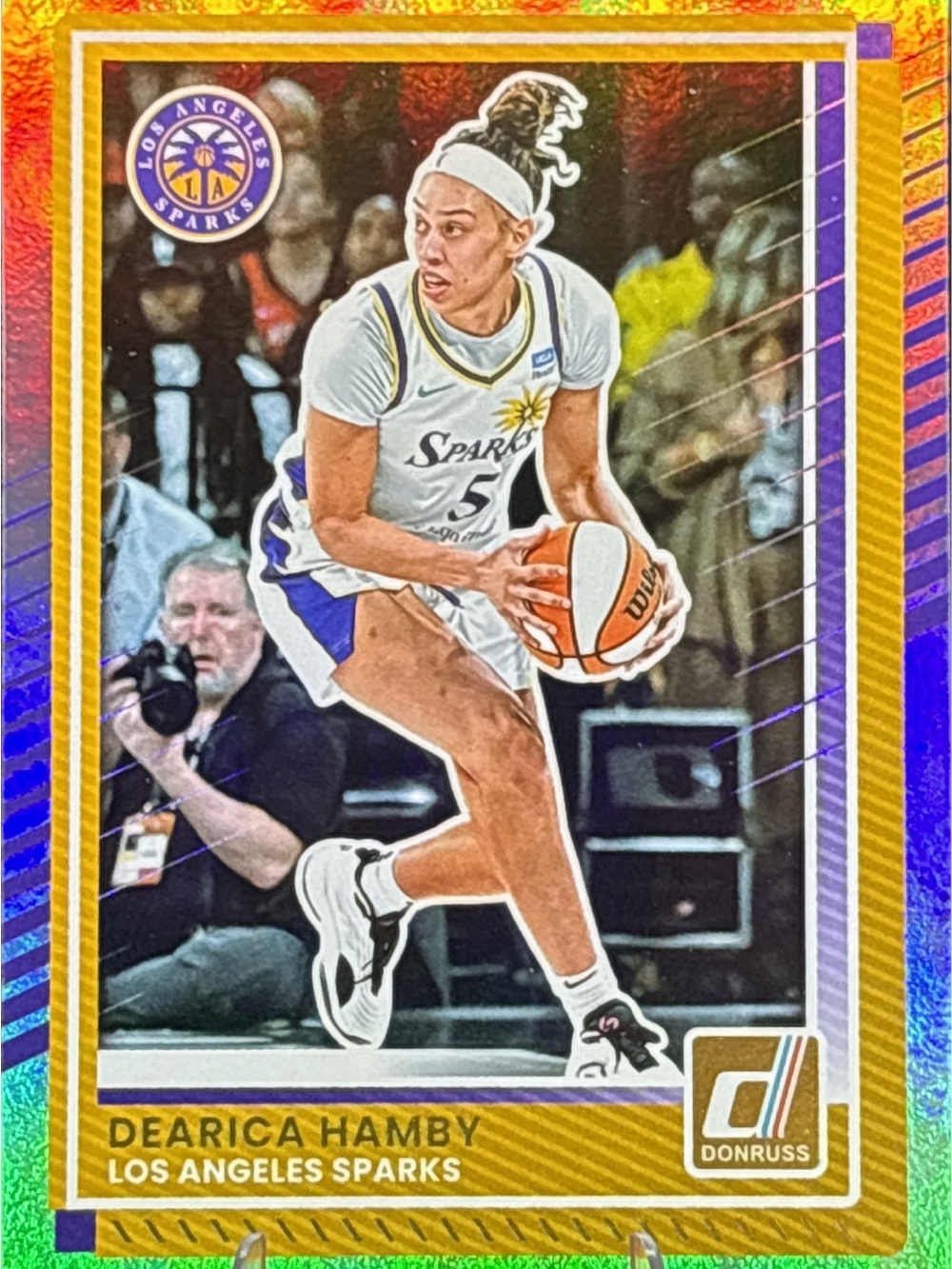 Panini Donruss Dearica Hamby Los Angeles Sparks Prizm